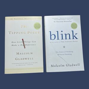 Set Of 2 Malcolm Gladwell The Tipping Point Blink National Bestseller Paperback